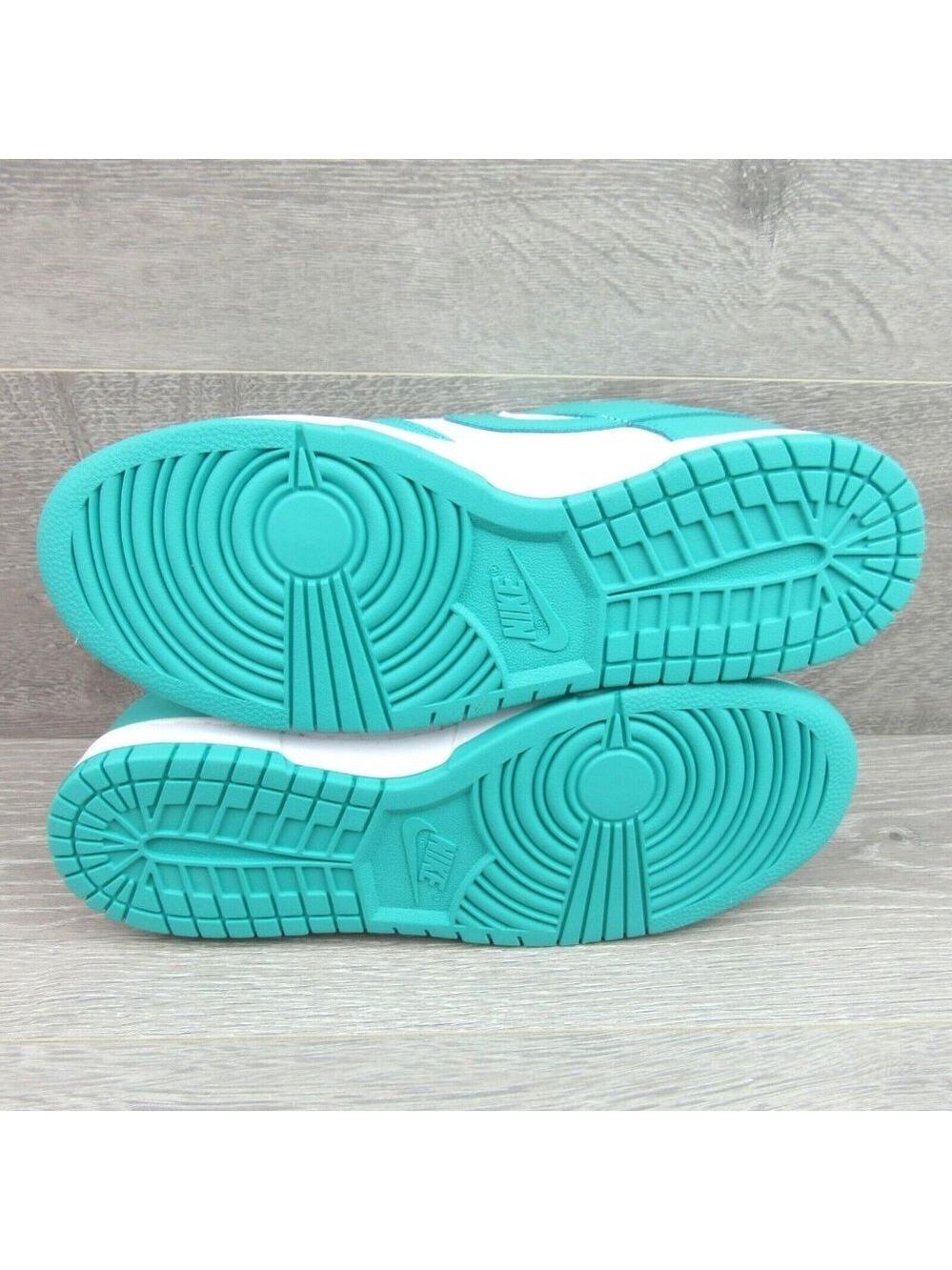 Nike Dunk Low Retro Jade White Sneakers Mens Size 9.5 NEW - Picture 10 of 14